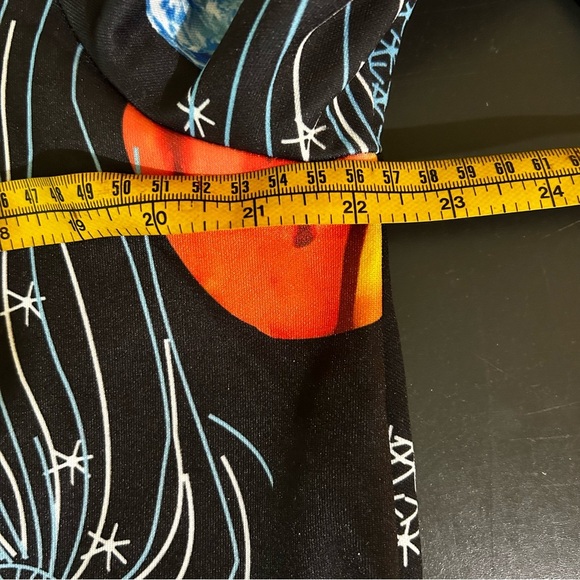 Women’s Space/planets Large Duster Robe Or Jacket Fashion Wear Multi Colored - Picture 13 of 15